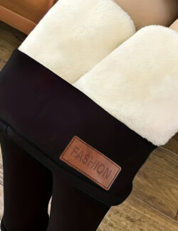 Leggings épais doublés en polaire cachemire